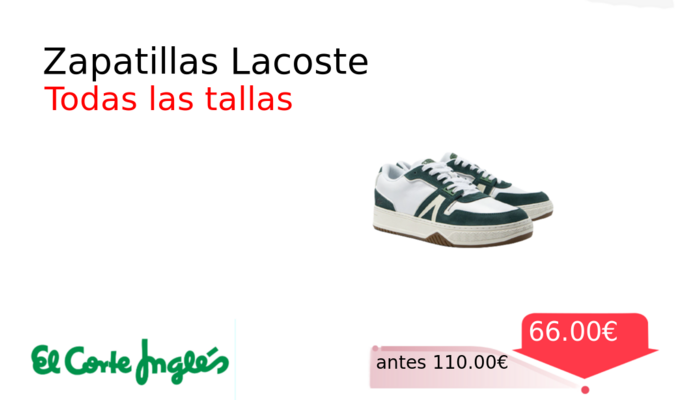 Zapatillas Lacoste