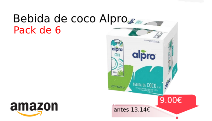 Bebida de coco Alpro