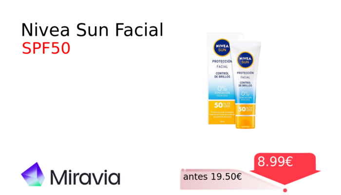 Nivea Sun Facial