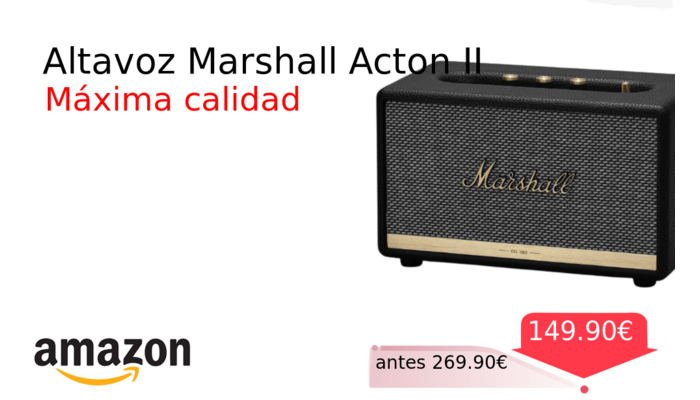 Altavoz Marshall Acton II