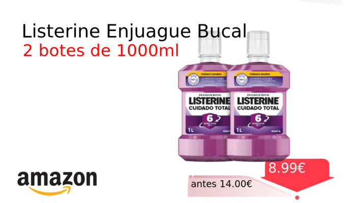 Listerine Enjuague Bucal