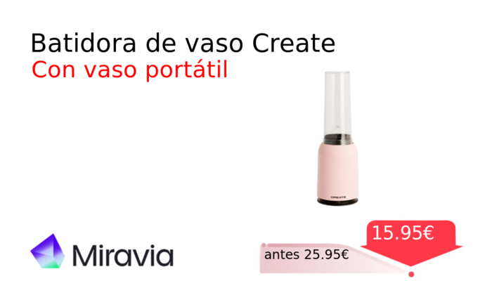 Batidora de vaso Create