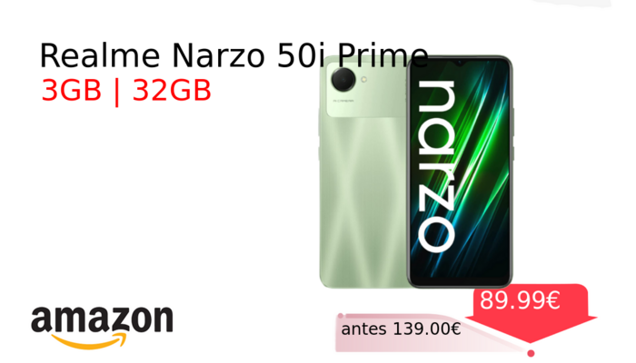 Realme Narzo 50i Prime