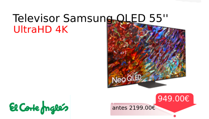 Televisor Samsung QLED 55''