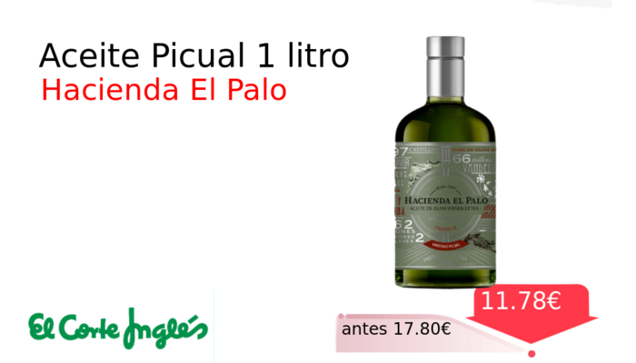 Aceite Picual 1 litro