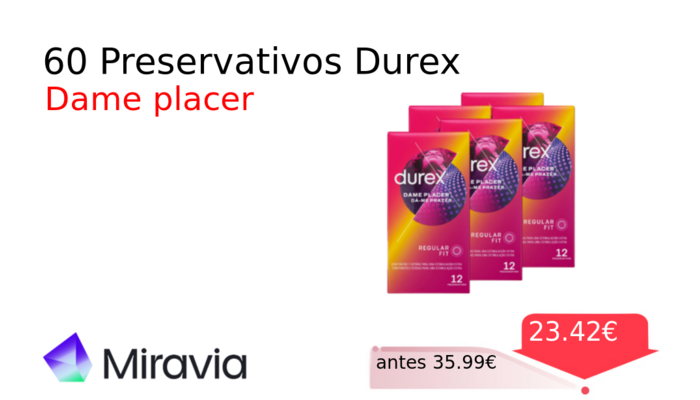 60 Preservativos Durex