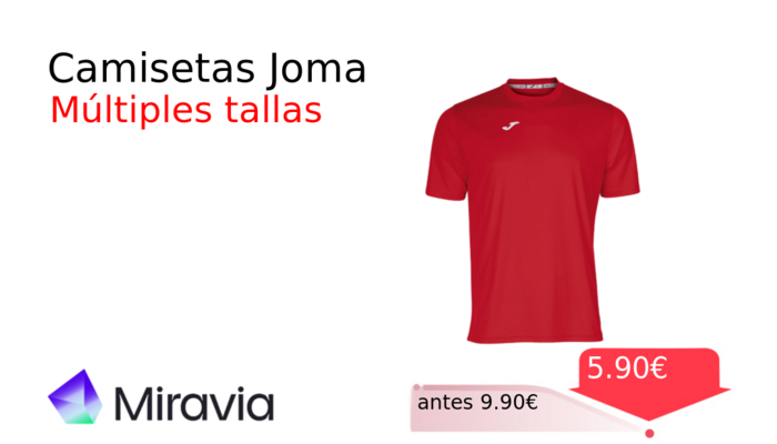 Camisetas Joma