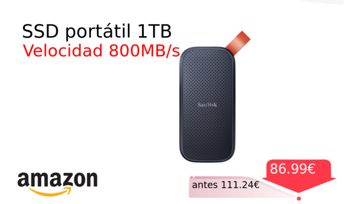 SSD portátil 1TB