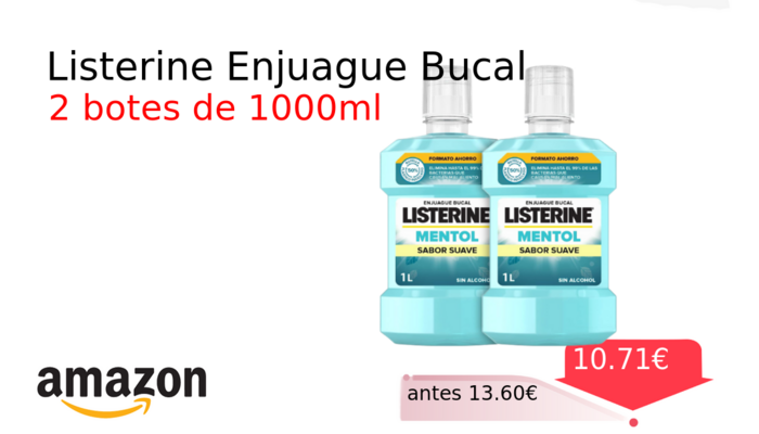 Listerine Enjuague Bucal