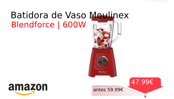 Batidora de Vaso Moulinex