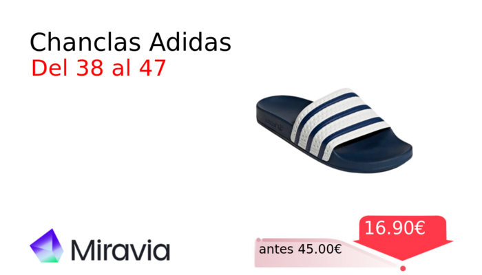 Chanclas Adidas