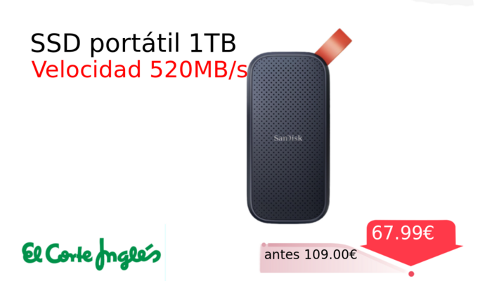 SSD portátil 1TB