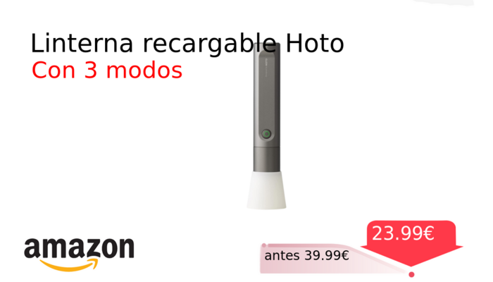 Linterna recargable Hoto