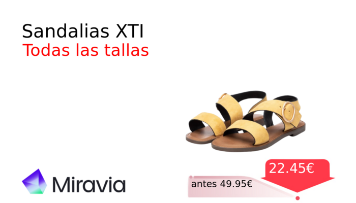 Sandalias XTI