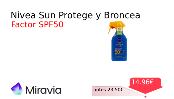 Nivea Sun Protege y Broncea