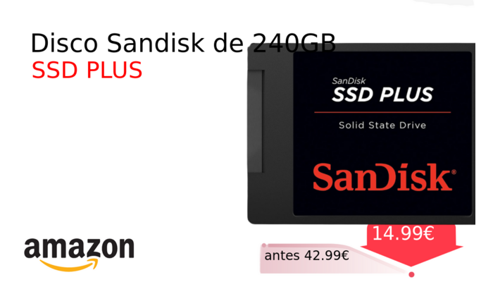 Disco Sandisk de 240GB