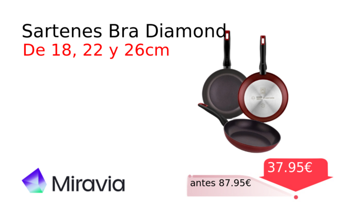 Sartenes Bra Diamond