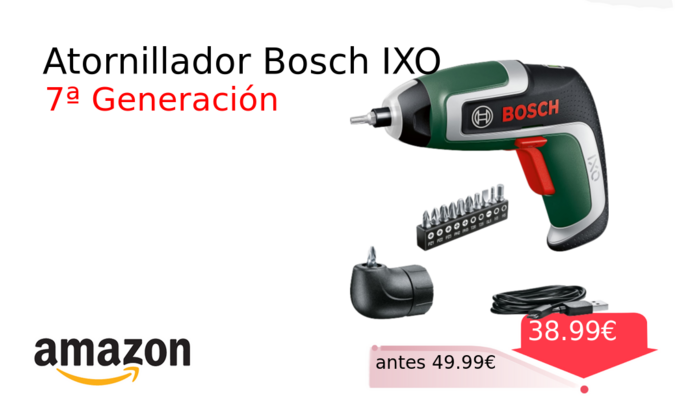 Atornillador Bosch IXO