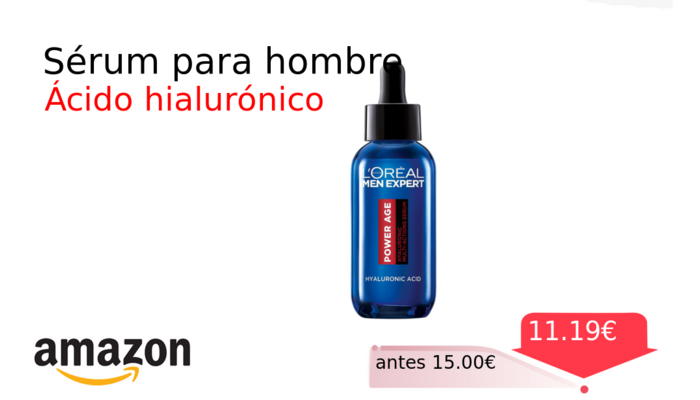 Sérum para hombre