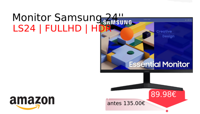 Monitor Samsung 24''