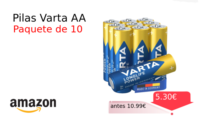 Pilas Varta AA