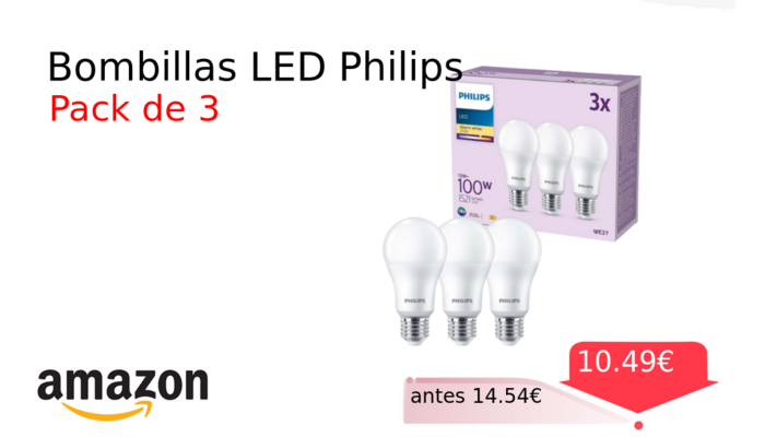 Bombillas LED Philips