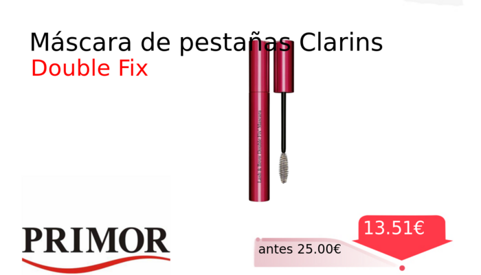 Máscara de pestañas Clarins