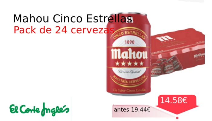 Mahou Cinco Estrellas