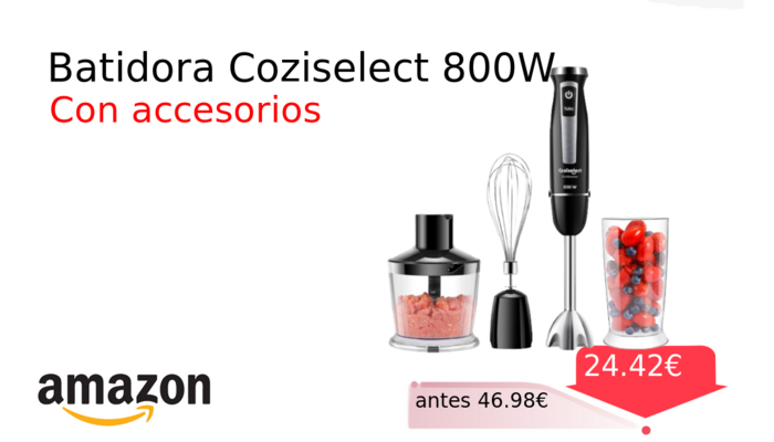 Batidora Coziselect 800W