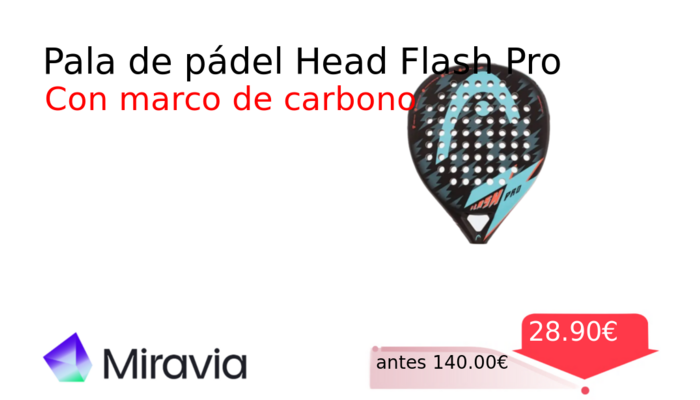 Pala de pádel Head Flash Pro