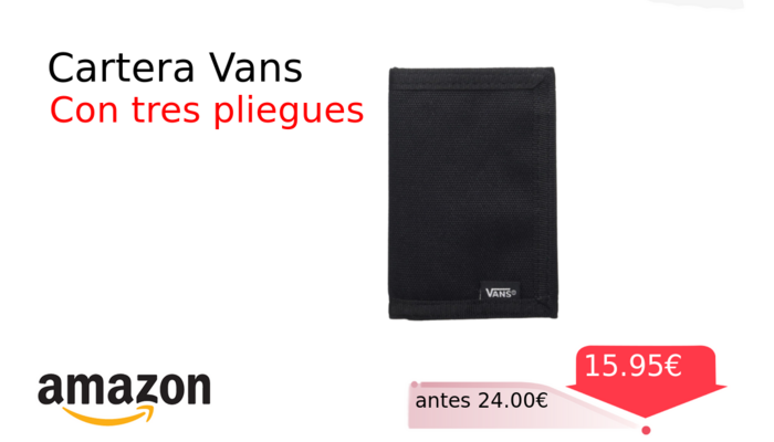 Cartera Vans