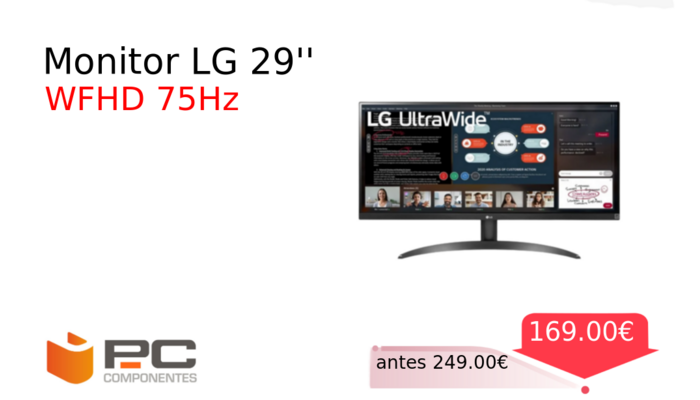 Monitor LG 29''