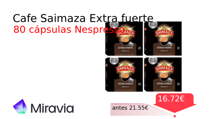 Cafe Saimaza Extra fuerte