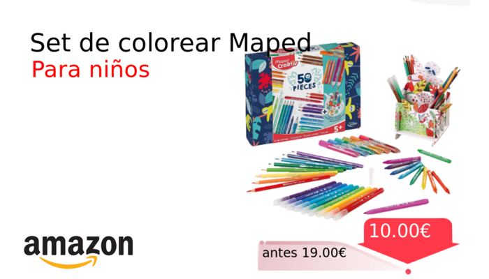 Set de colorear Maped