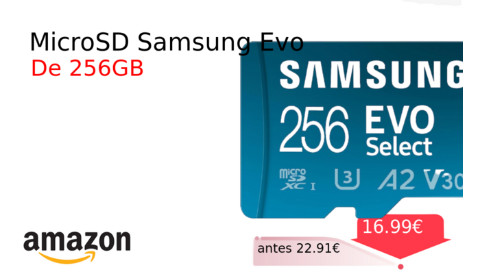 MicroSD Samsung Evo