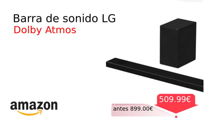 Barra de sonido LG