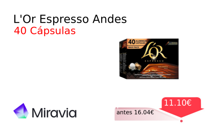 L'Or Espresso Andes