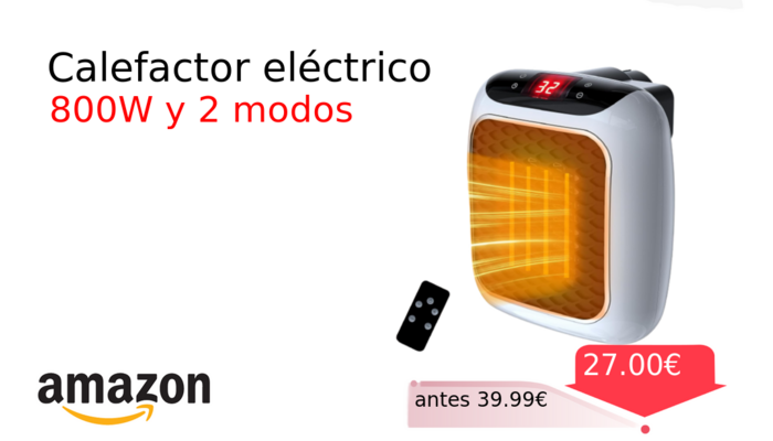 Calefactor eléctrico