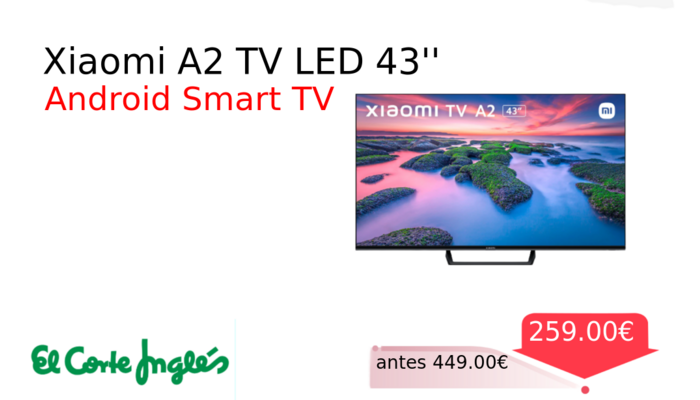 Xiaomi A2 TV LED 43''