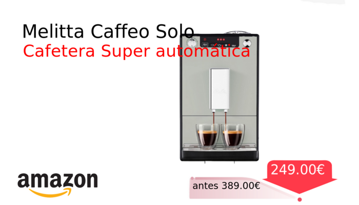 Melitta Caffeo Solo