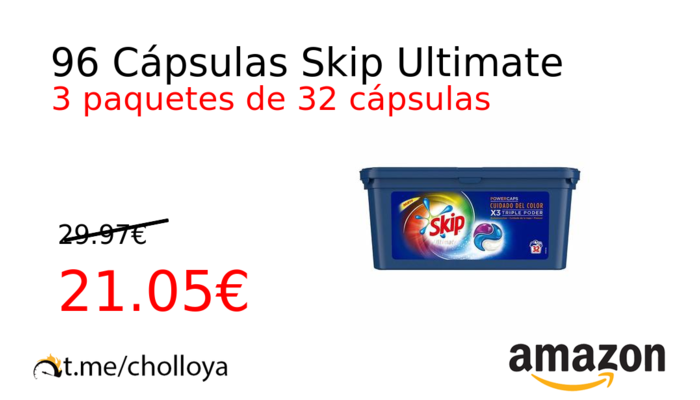 96 Cápsulas Skip Ultimate