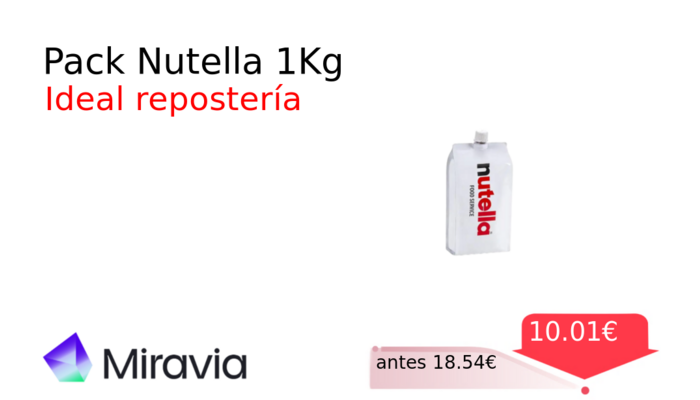 Pack Nutella 1Kg