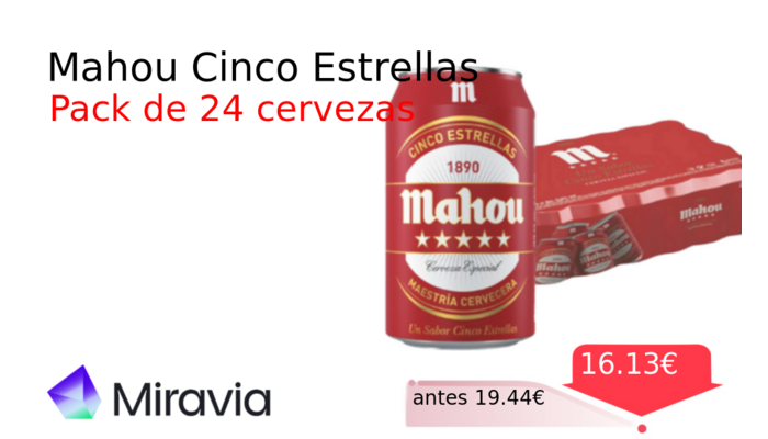 Mahou Cinco Estrellas