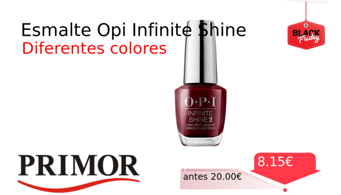 Esmalte Opi Infinite Shine