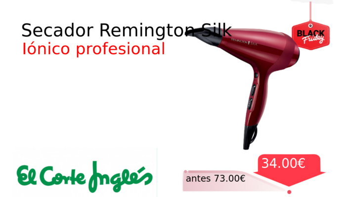 Secador Remington Silk