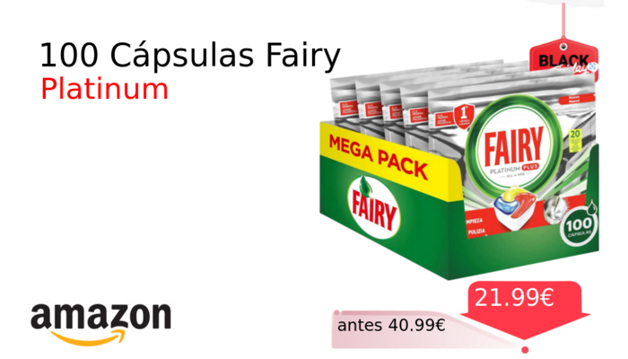 100 Cápsulas Fairy