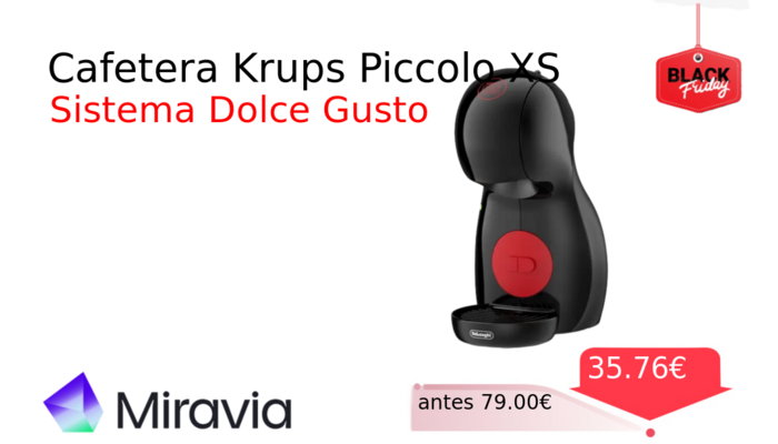 Cafetera Krups Piccolo XS