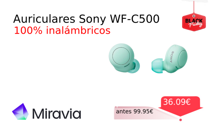 Auriculares Sony WF-C500