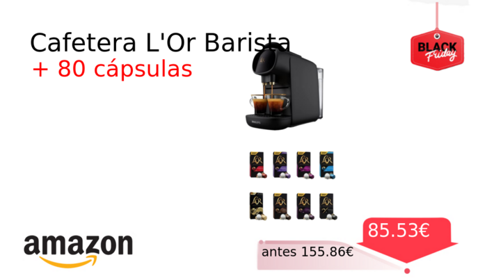 Cafetera L'Or Barista
