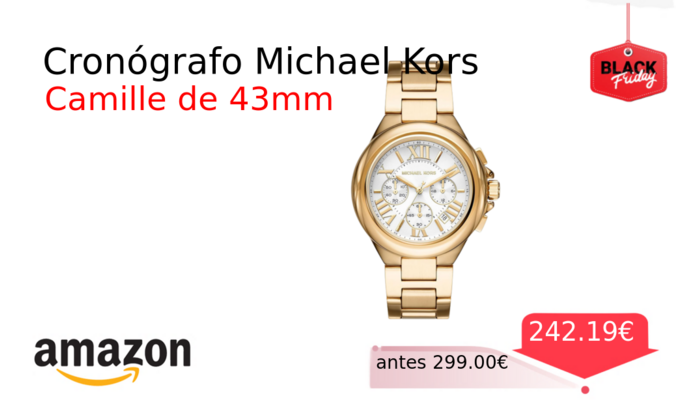 Cronógrafo Michael Kors